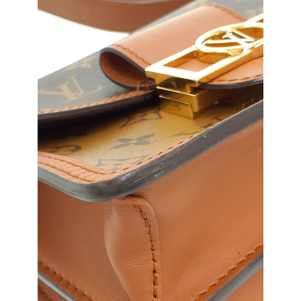 Louis Vuitton Bag Monogram Brown Shoulder Reverse Dauphine Leather - Picture 7 of 8
